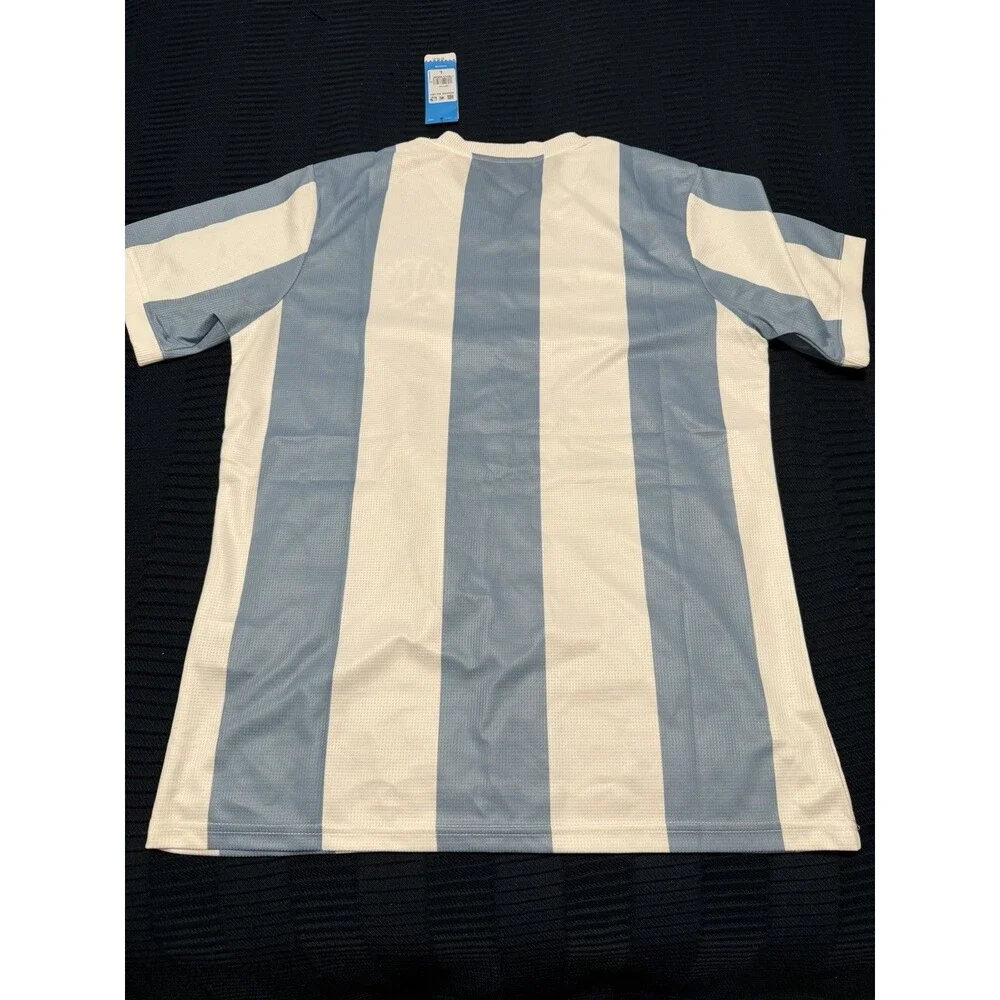 light blue and white adidas Argentina Anniversary Jersey, Size L